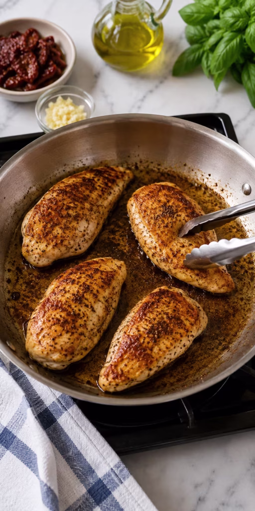 Sear the Chicken