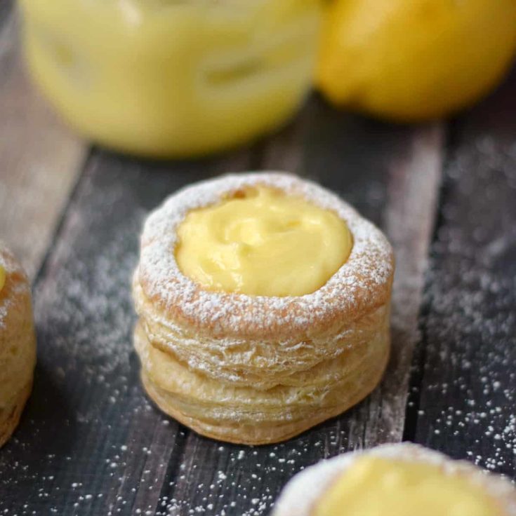 Image for Lemon Curd Puff Pastry Tarts