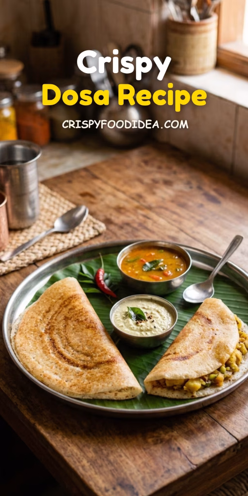 South Indian Crispy Dosa Recipe