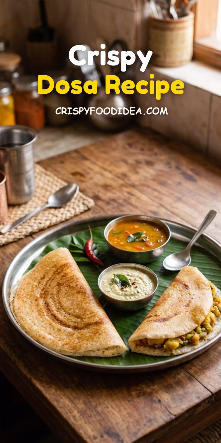 South Indian Crispy Dosa Recipe