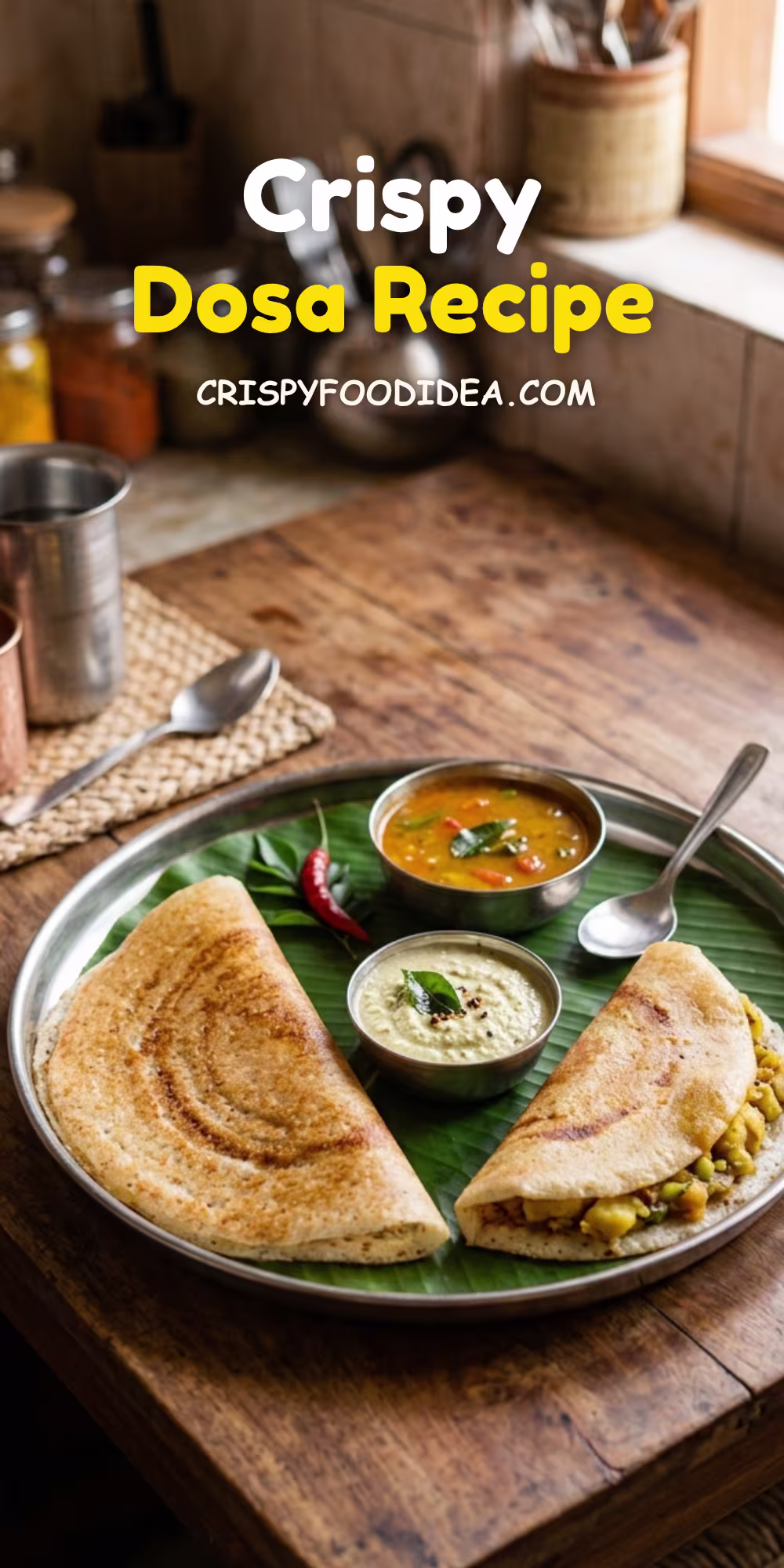 South Indian Crispy Dosa Recipe
