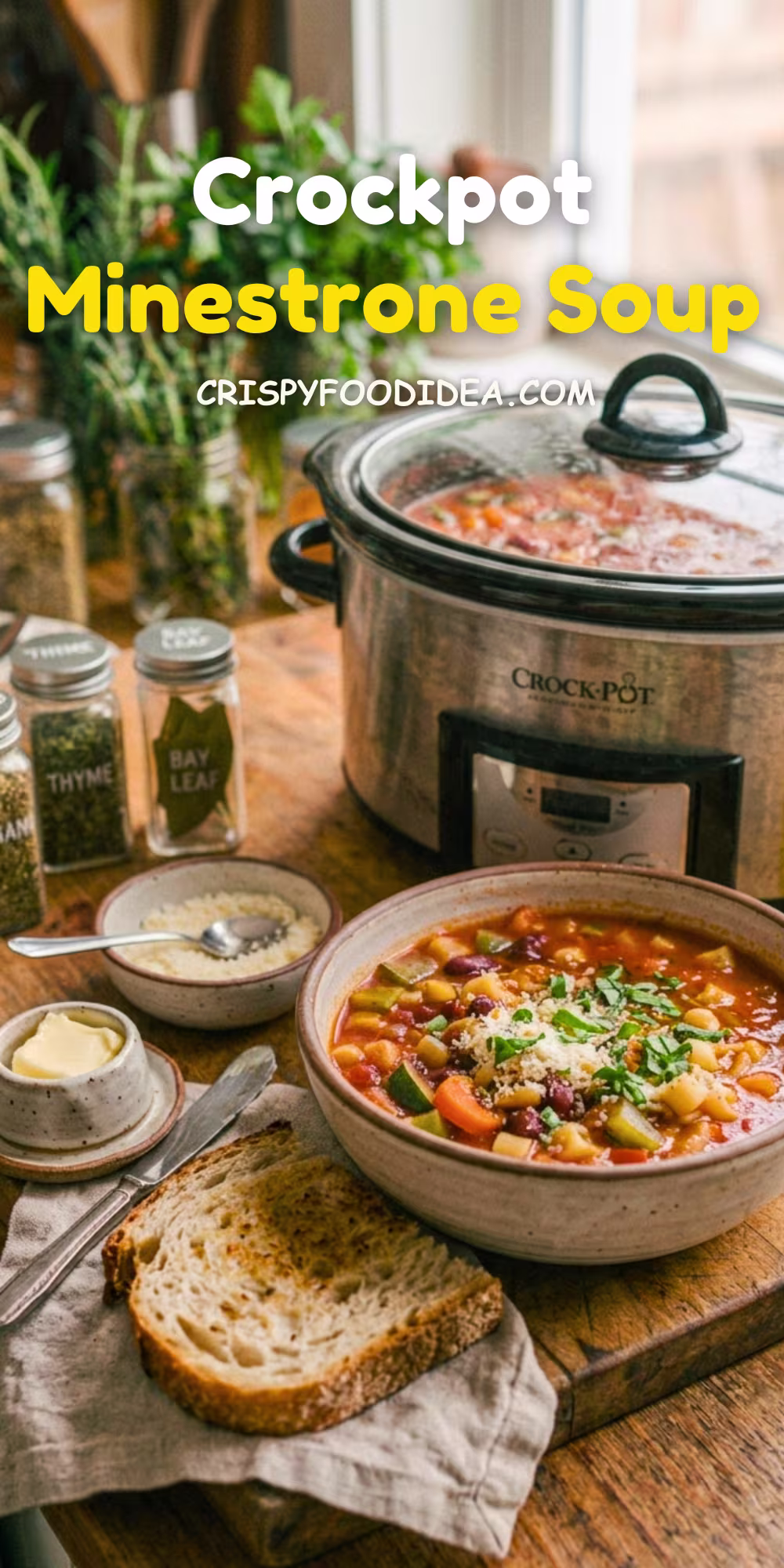Crockpot Minestrone Soup Recipe
