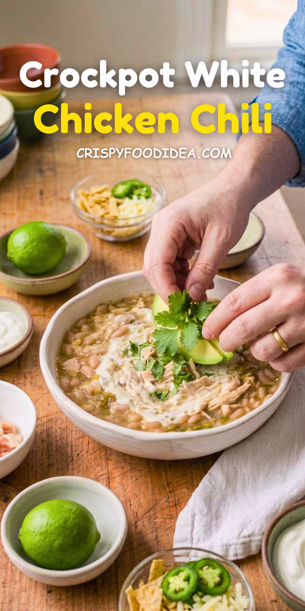 Crockpot White Chicken Chili