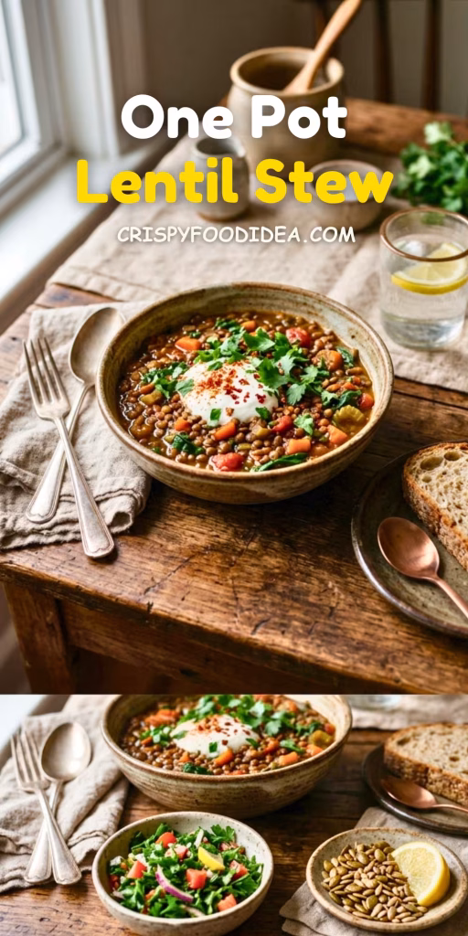 One Pot Lentil Stew Recipe