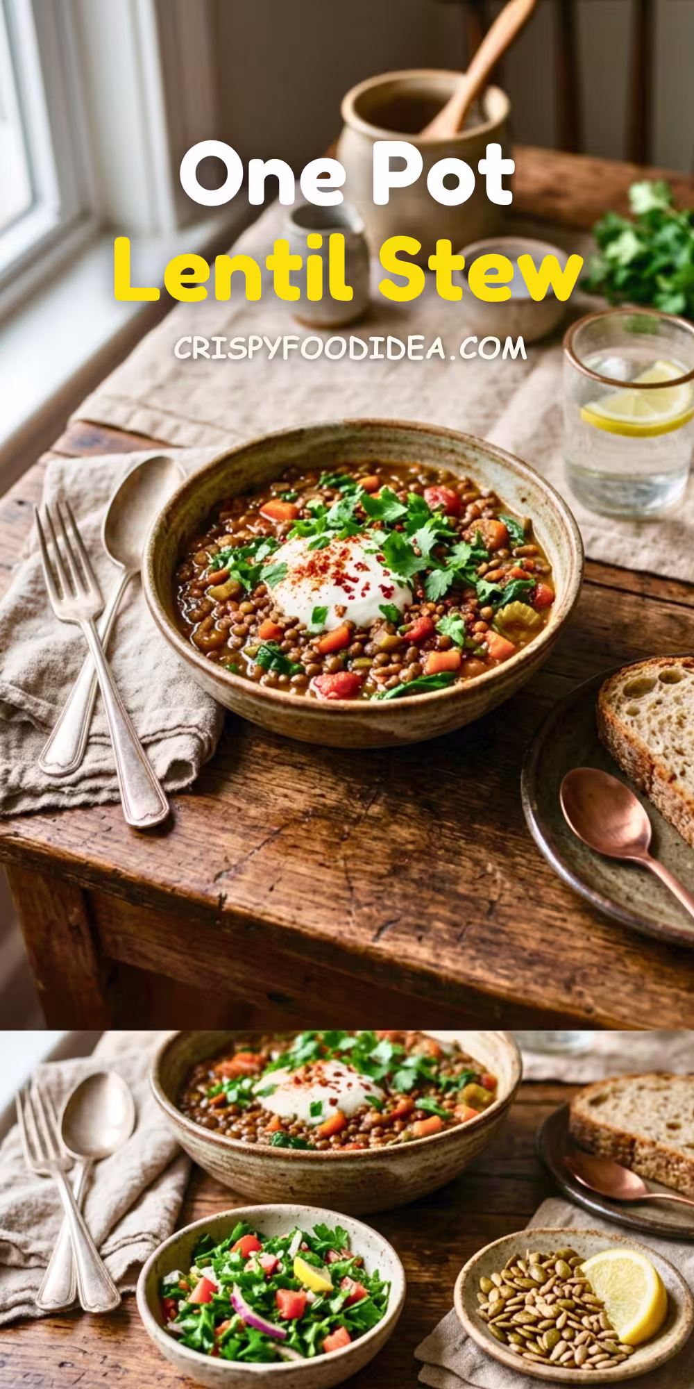 One Pot Lentil Stew Recipe