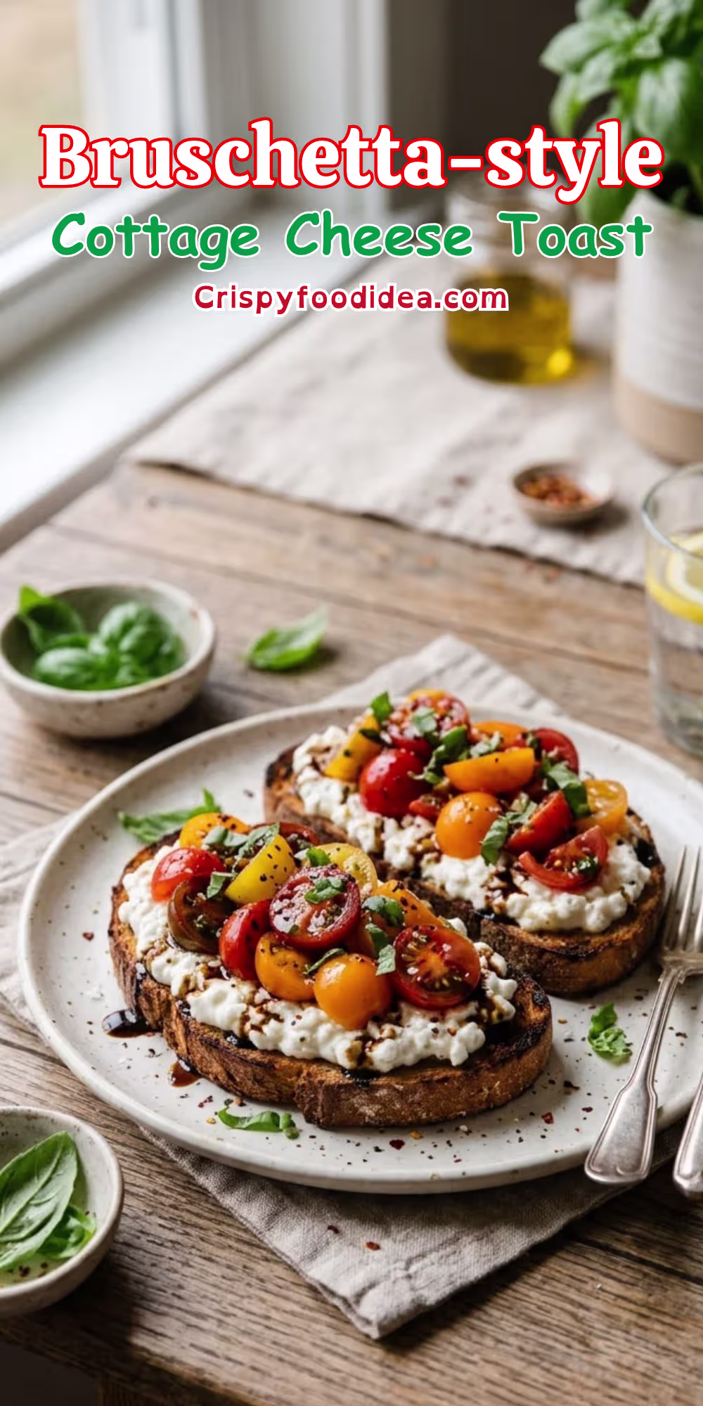 Cottage cheese toast