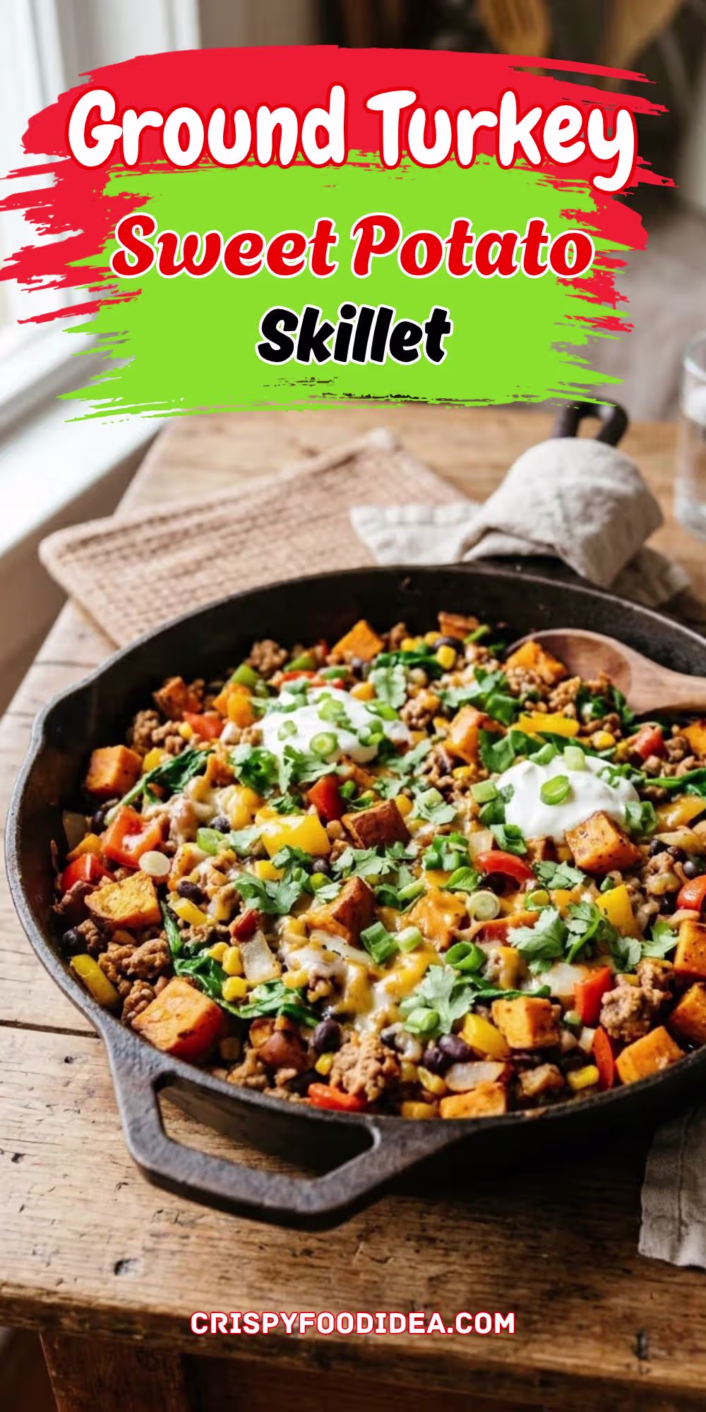 Ground Turkey Sweet Potato Skillet