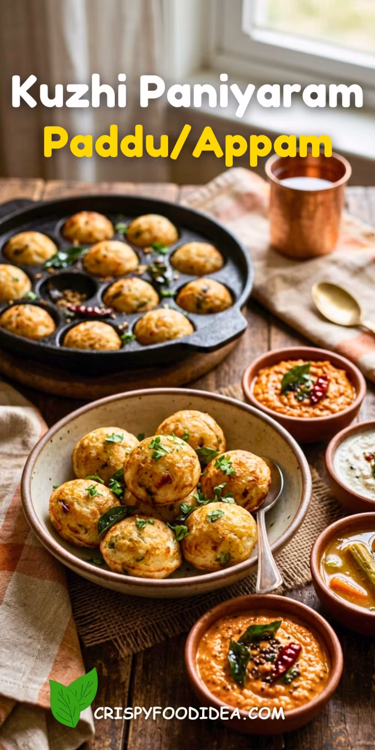 Kuzhi Paniyaram | Paddu | Appam