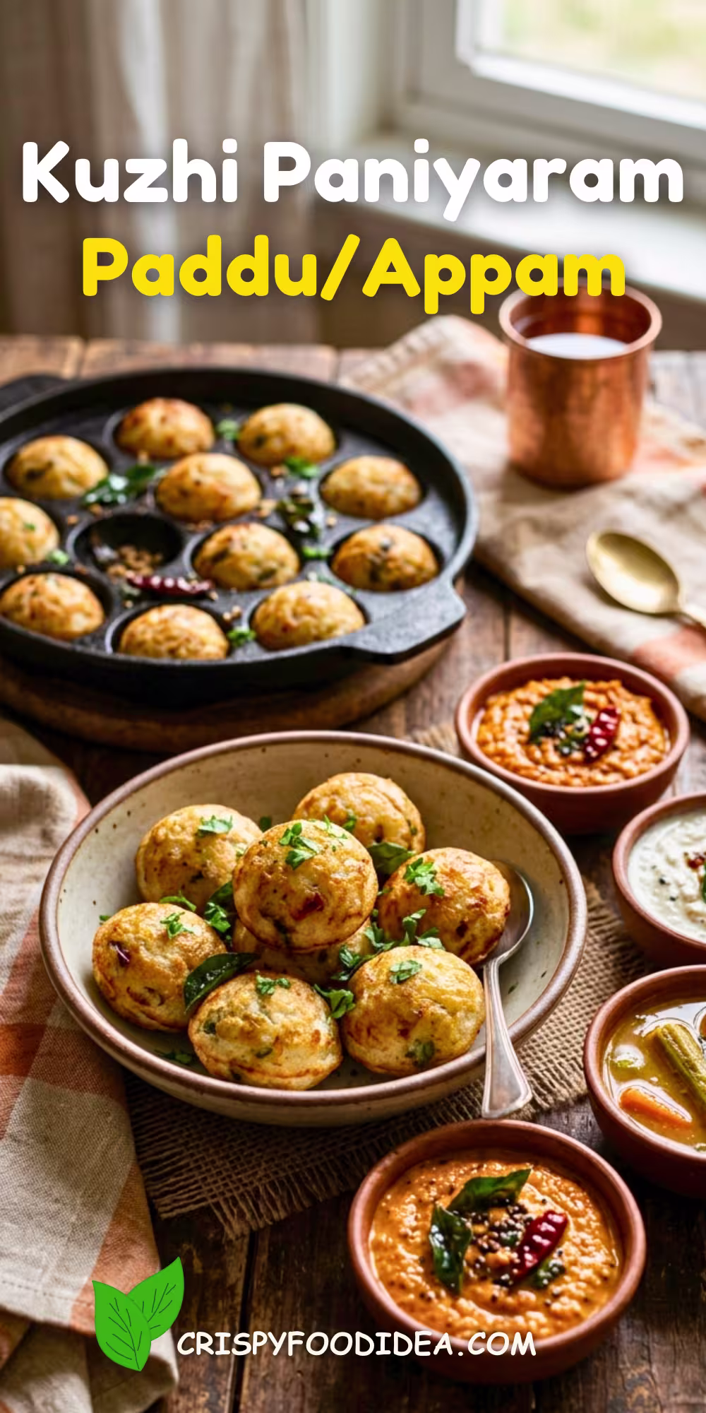 Kuzhi Paniyaram | Paddu | Appam