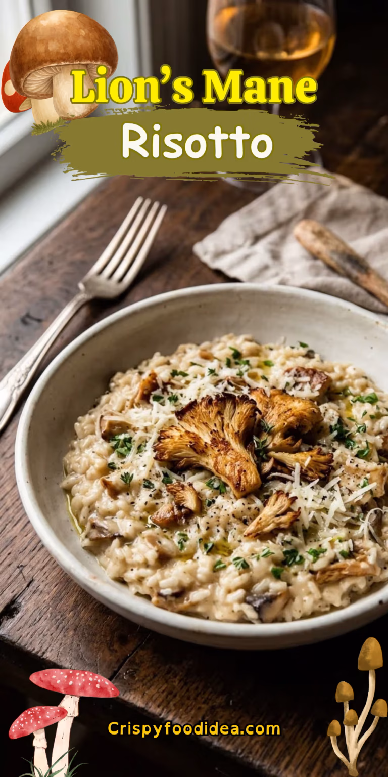 Lions Mane Mushroom Risotto