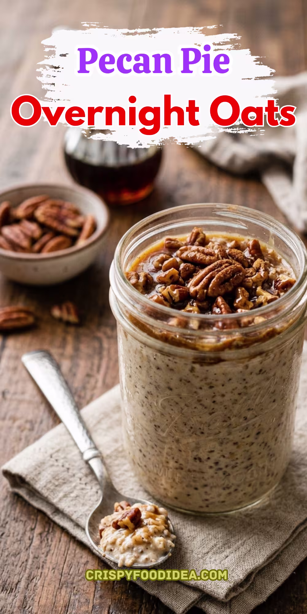 Pecan Pie Keto Overnight Oats