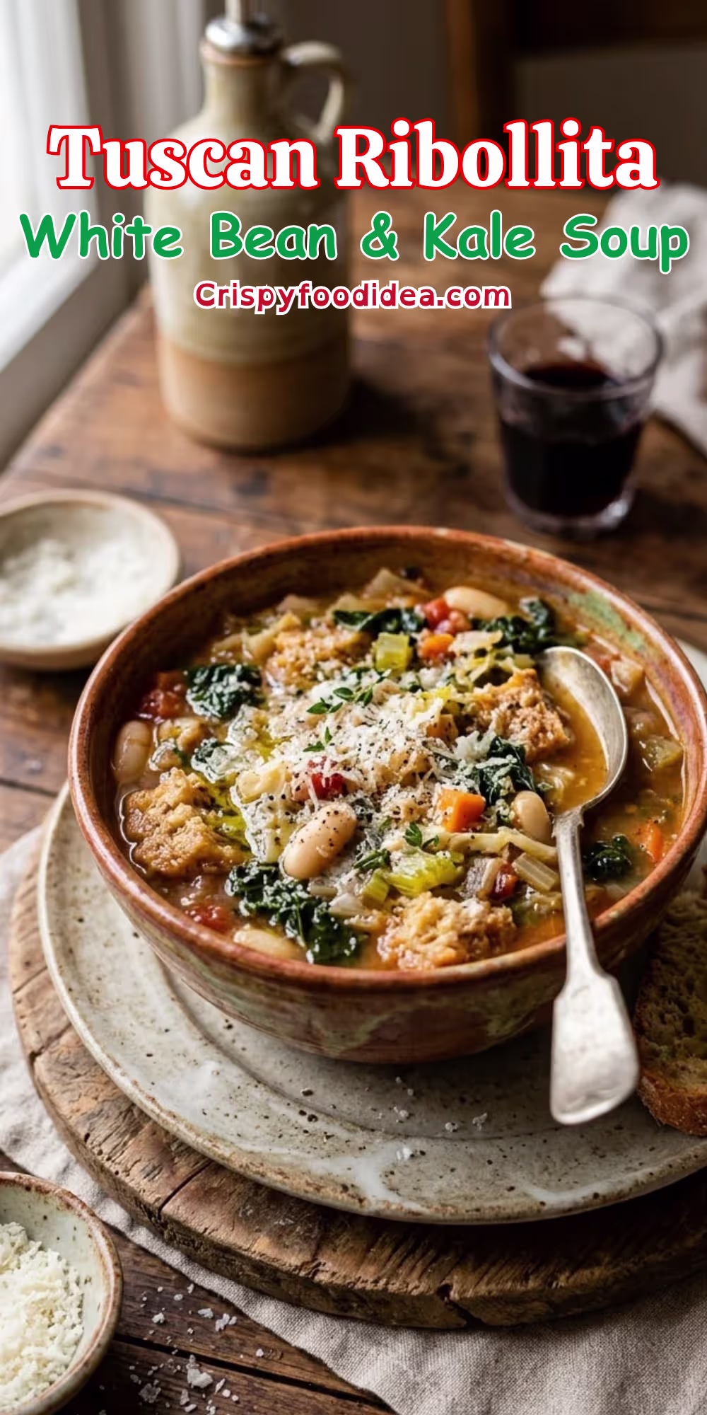 Classic Tuscan Ribollita Recipe | Easy Italian White Bean Soup