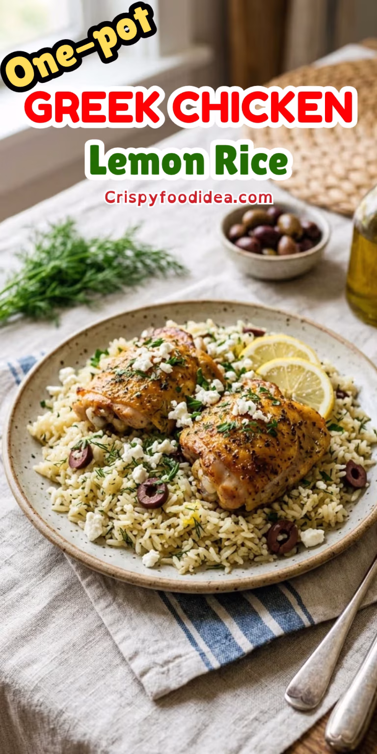 greek chicken and lemon rice