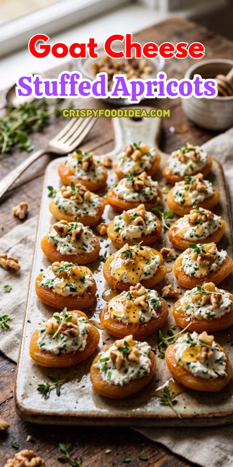 herbed Goat Cheese Stuffed Apricots